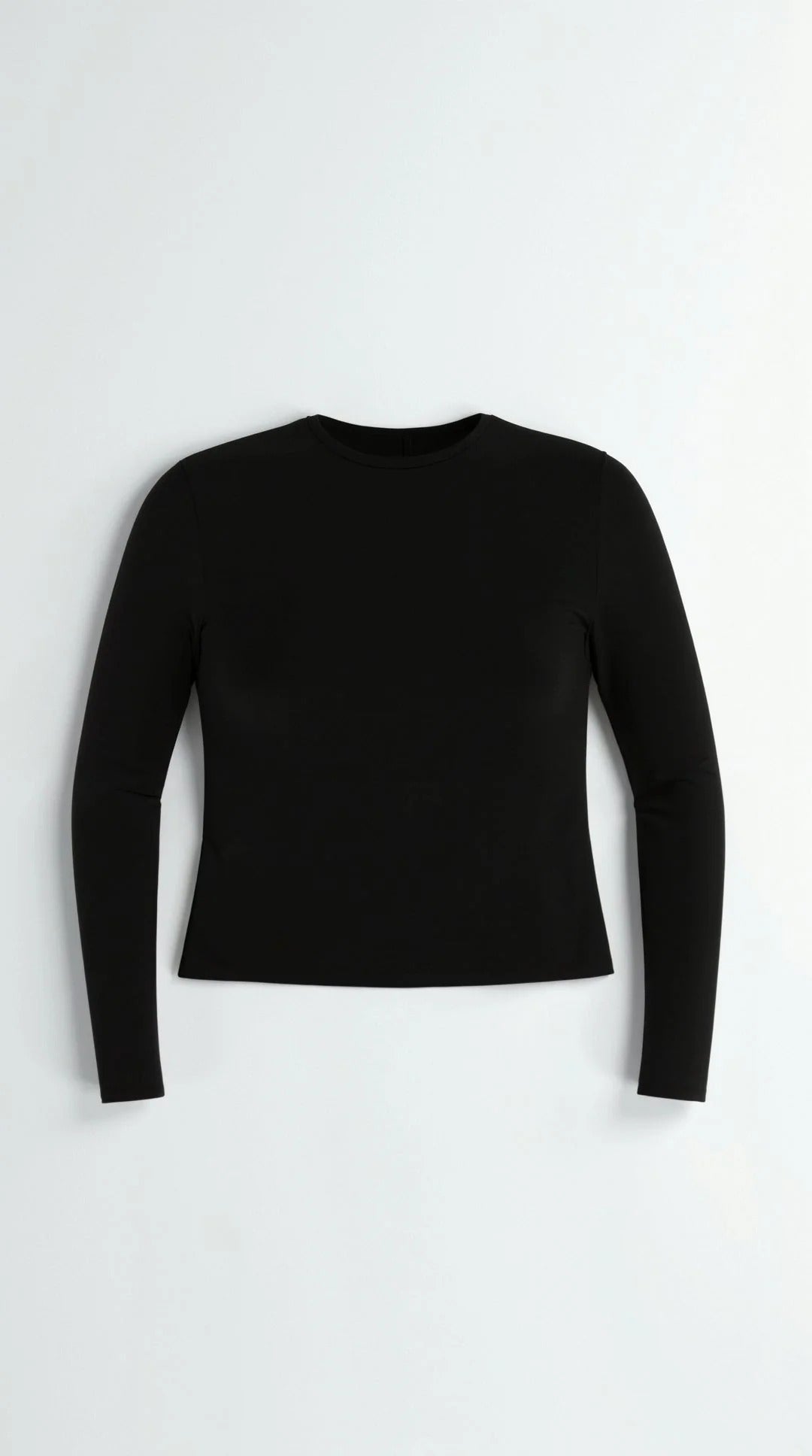 Women’s Long Sleeve Fitted Crop Top - Sleek Everyday Essential