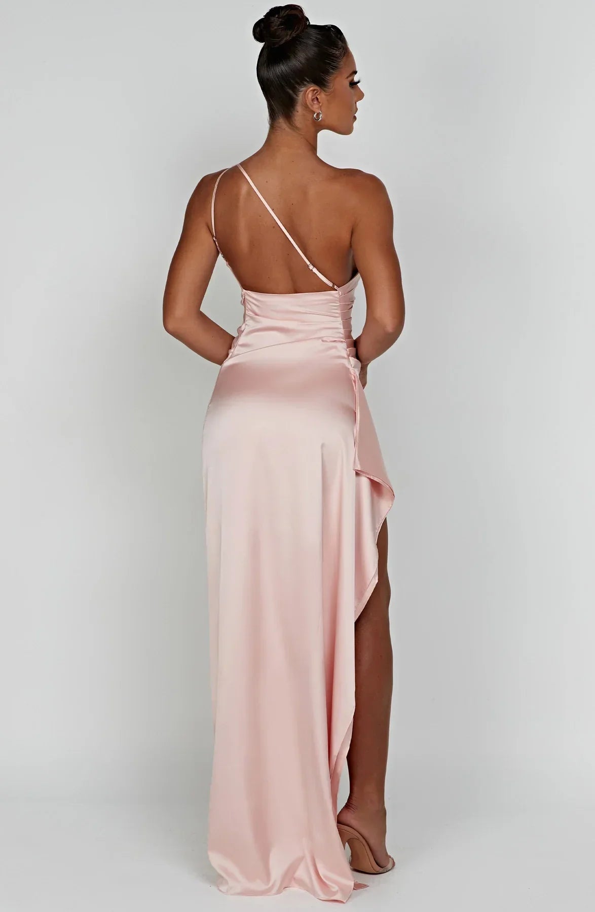 Nyelle Sculpted One-Shoulder Gown