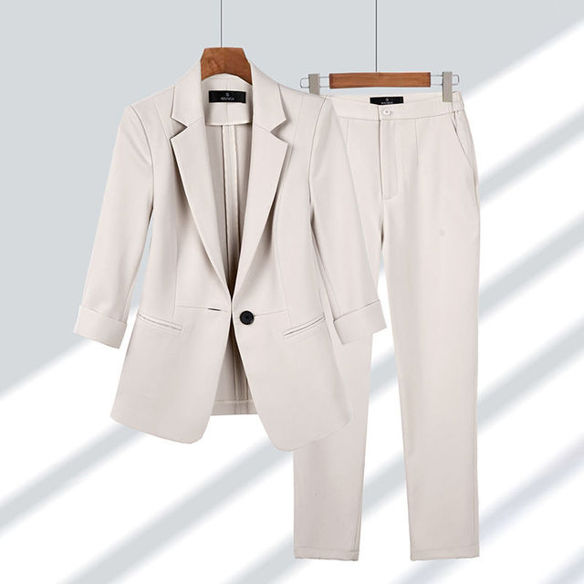 Women’s Tailored Blazer and Pant Set - Two-Piece Suit