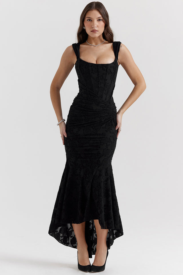 Celeste Draped Corset Gown