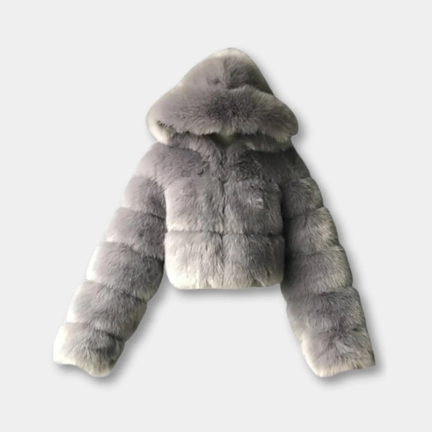 Women’s Faux Fur Coat - Cropped Glamorous Outerwear