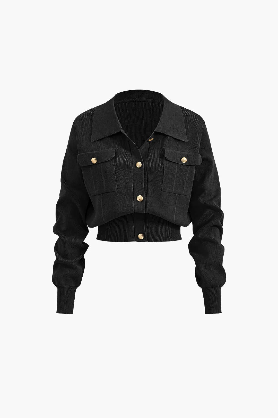 Women’s Esme Button-Down Knit Midi Set - Collared Top Skirt Co-ord