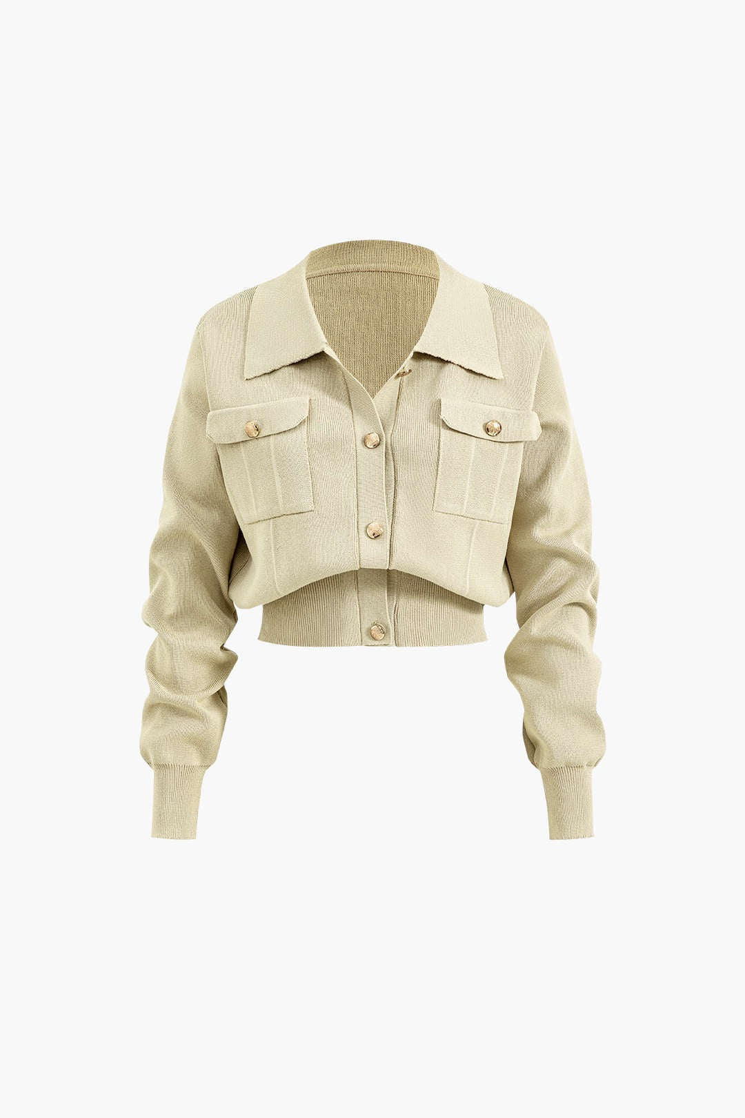 Women’s Esme Button-Down Knit Midi Set - Collared Top Skirt Co-ord