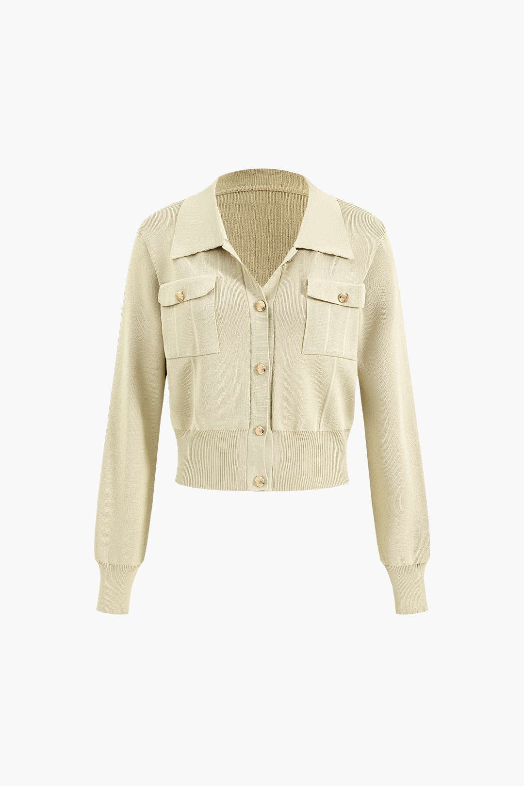 Women’s Esme Button-Down Knit Midi Set - Collared Top Skirt Co-ord