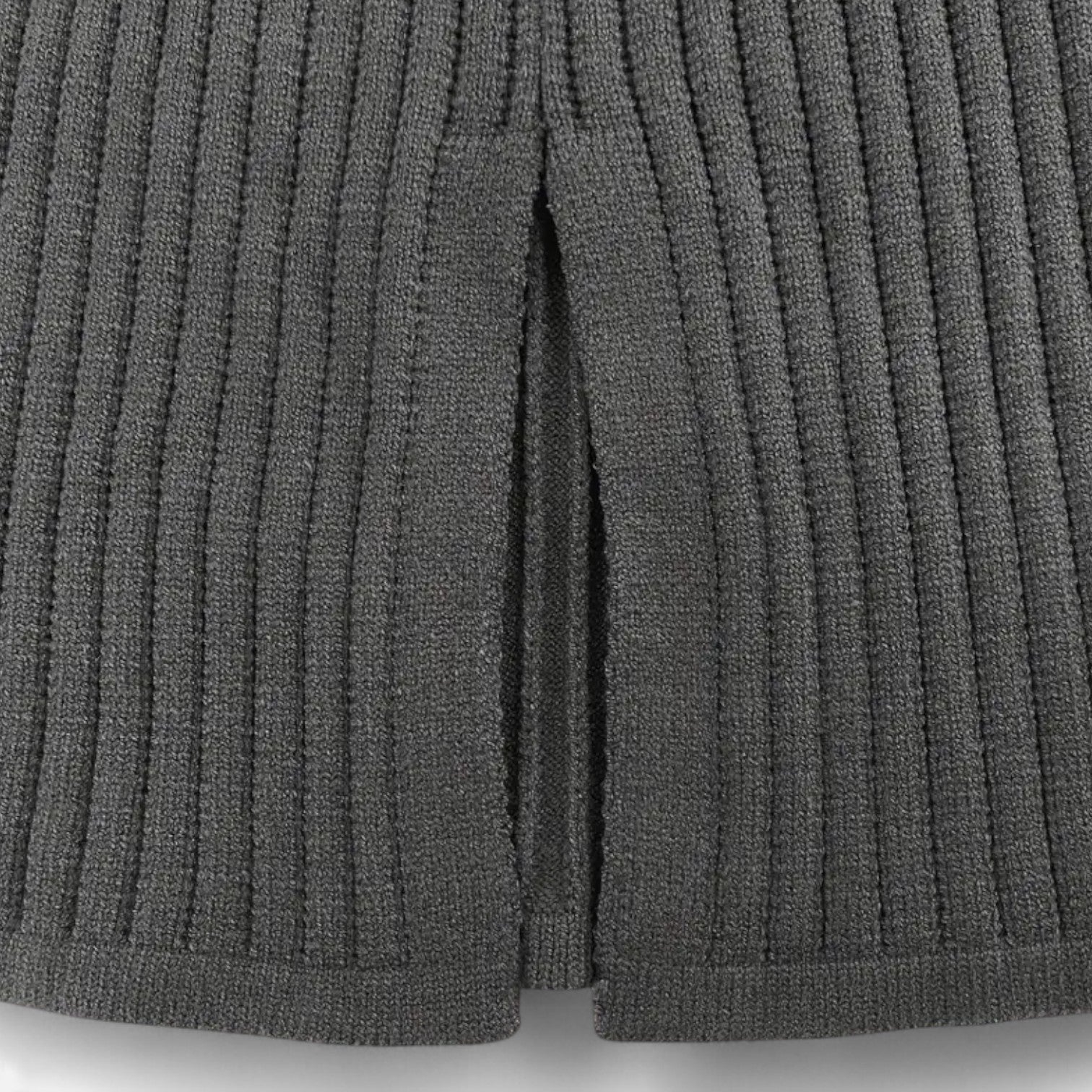 Women’s Two-Piece Knit Set - Long Sleeve Sweater Ribbed Skirt Ensemble