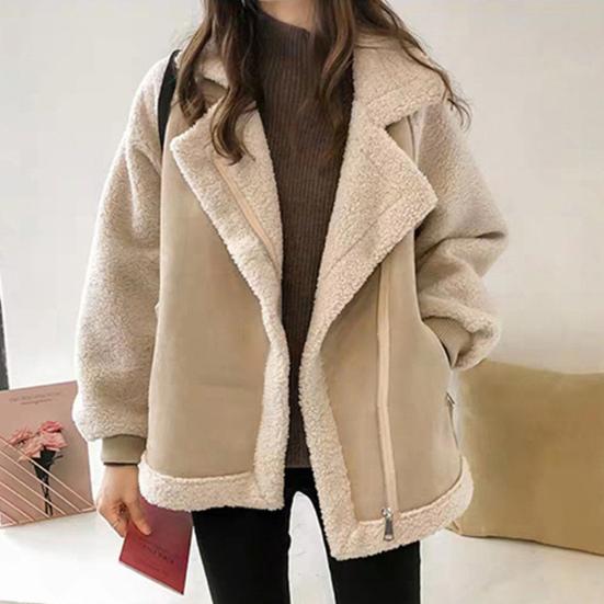 Women’s Longline Suede Winter Coat